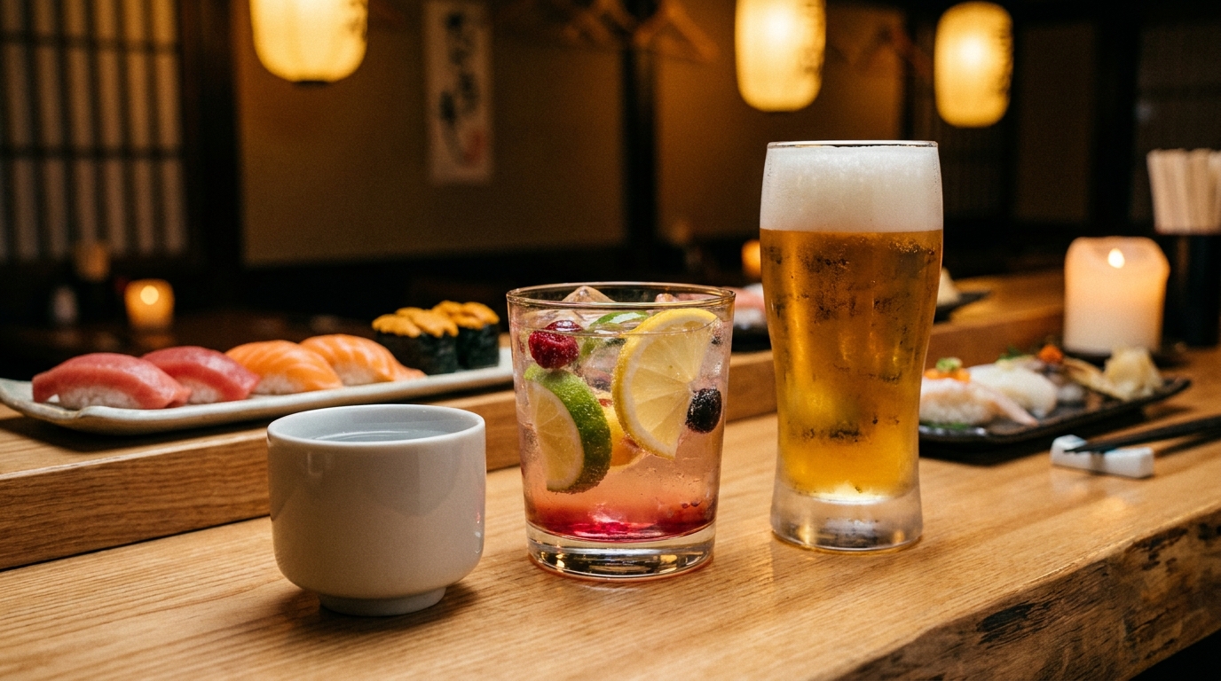名駅で楽しむ至高のペアリング！七合目が誇る厳選日本酒とこだわりドリンク